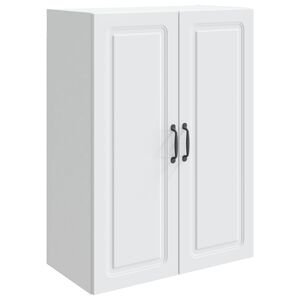 vidaXL Omara za steno Bela 66 x 34,5 x 90 cm Inženirski les