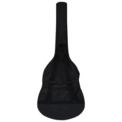 vidaXL Torba za 3/4 klasično kitaro črna 94x35 cm blago