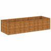vidaXL Vrtna visoka greda 290x100x69 cm corten jeklo