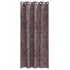 vidaXL Velvete zavese z zavesami 2 pcs Rjava 260 x 140 cm Žamet