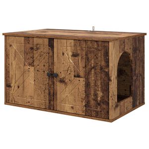 vidaXL Mačja hi&scaron;a Star les 85 x 55 x 50,5 cm Inženirski les