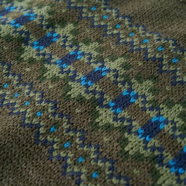 Otroški pulover pleten kaki 92