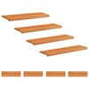 vidaXL Stopnice 8 kos 100 x 30 x 2 cm Svetlo rjava Trda bukovina