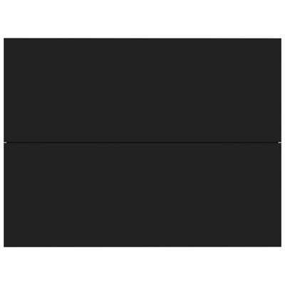 vidaXL Nočne omarice 2 kosa črne 40x30x30 cm iverna plošča