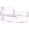 vidaXL Posteljni okvir brez vzmetnice 80x200 cm sonoma hrast inž. les