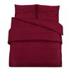 vidaXL Posteljnina bordo 200x200 cm bombaž