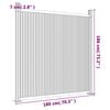 vidaXL Ograjni panel WPC siv 180x186 cm