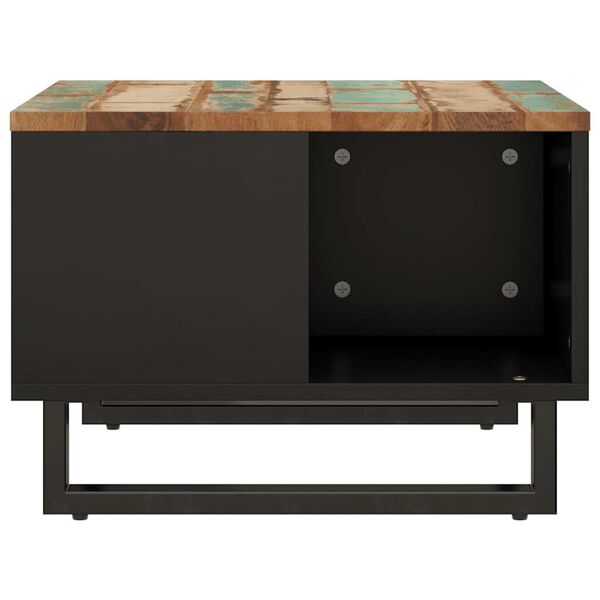 vidaXL Klubska mizica 60x50x35 cm trden predelan les