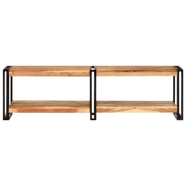 vidaXL TV omarica 140x30x40 cm trden akacijev les