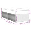 vidaXL Box spring postelja z vzmetnico temno siva 90x190 cm blago