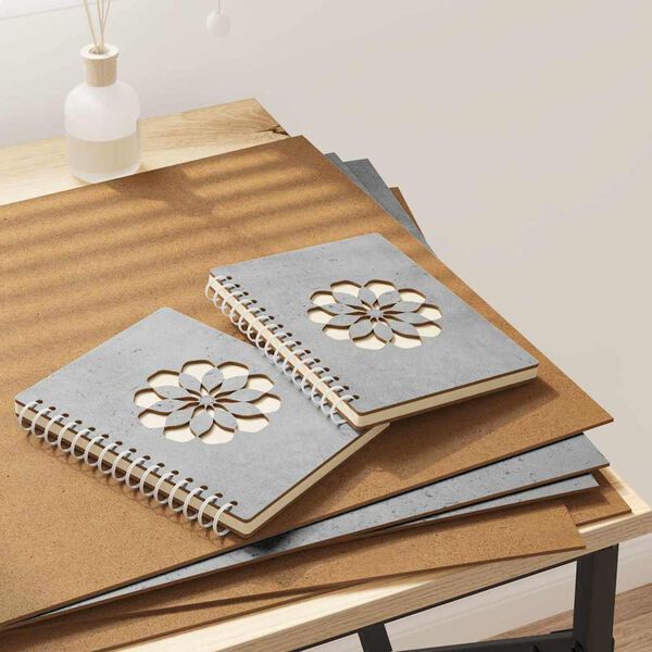 vidaXL Dekorativni paneli 12 pcs Betonsko siva 40 x 60 x 0.3 cm