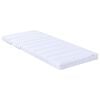 vidaXL Raztegljiva pena vzmetnica 80 x 200 cm Bela