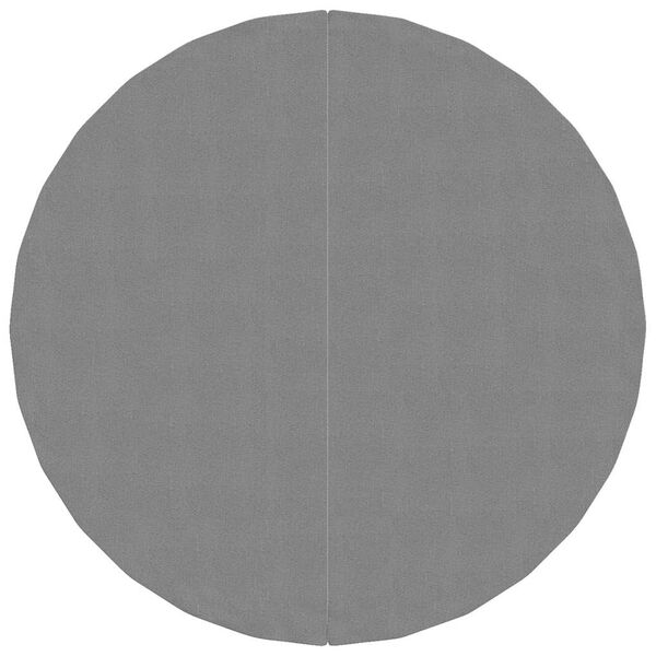 vidaXL Podloga za bazen svetlo siva &Oslash;244 cm poliestrski geotekstil