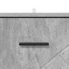 vidaXL Nočna omarica Betonsko siva 38 x 38 x 66 cm Konstruiran les