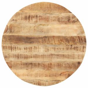 vidaXL Mizna plo&scaron;ča iz trdnega mangovega lesa okrogla 15-16 mm 40 cm