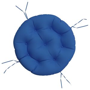 vidaXL Okrogla blazina kraljevsko modra &Oslash; 60 x 11 cm oxford tkanina