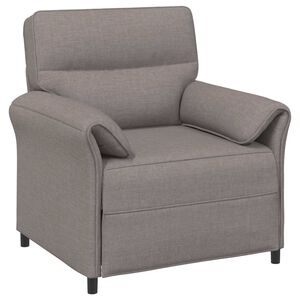vidaXL Enosobna sedežna garnitura Taupe 88 x 83 x 95 cm Blago