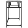 vidaXL Pisalna miza siva sonoma 100x45x76 cm inženirski les in jeklo