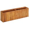 vidaXL Visoka greda 150x30x50 cm trden akacijev les