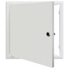 vidaXL Dostopna enota Bela 33 x 33 x 3 cm Jeklo
