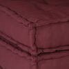 vidaXL Modularna sedežna garnitura Maroon 70x70x54 Tkanina