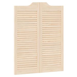 vidaXL Vrata na hod 100 x 40 cm Trdna borovina Naravna