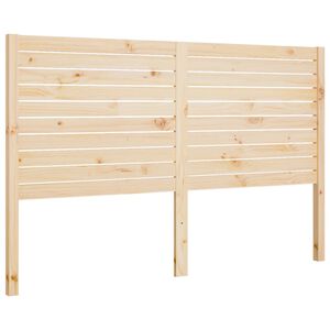 vidaXL Posteljno vzglavje 186x4x100 cm trdna borovina