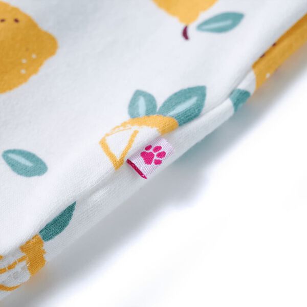 Otroška majica z zavezanim robom bež 140