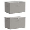 vidaXL Shranjevalna &scaron;katla 2 kos Netkano blago 60 x 43 x 35 cm 90,3 L