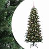 vidaXL Umetna božična jelka z bučko 180 cm 300 LED Toplo bela