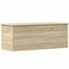 vidaXL &Scaron;katla za shranjevanje sonoma hrast 90x35x35 cm inženirski les