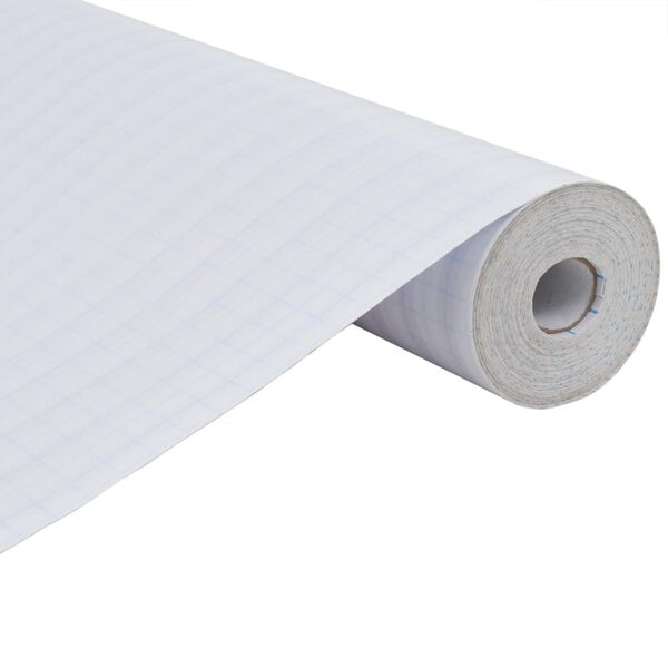 vidaXL Okenska folija matirana črte 0,9x20 m PVC