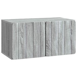 vidaXL Omarica za TV, ki jo lahko montira&scaron; na steno Siva Sonoma