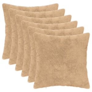 vidaXL Prevleka za blazino 6 kos HEERLEN Krem 30 x 30 cm