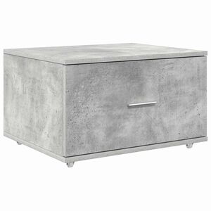 vidaXL Predalna omara s kolesom Betonsko siva 55 x 45 x 31 cm