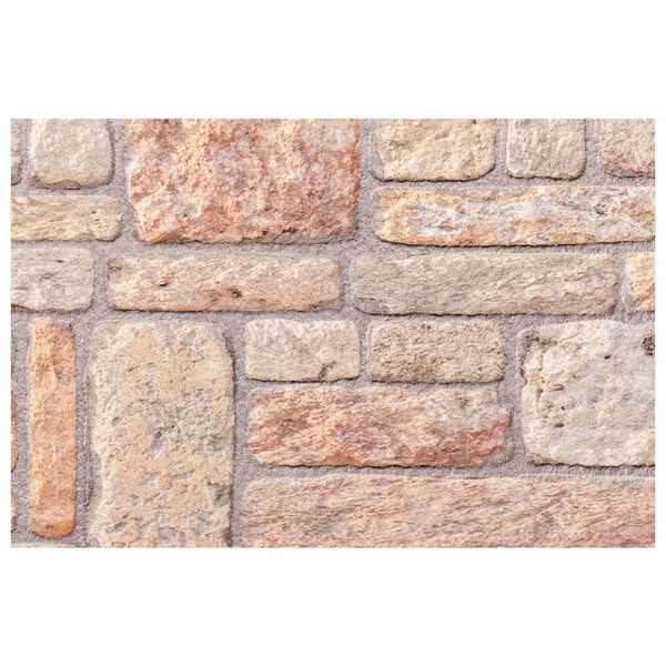 vidaXL Stenske plo&scaron;če 10 pcs Svetlo rjava in bela 100 x 50 cm EPS pena