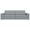 vidaXL Sofa postelja Svetlo siva 245 x 78 x 77 cm Žamet