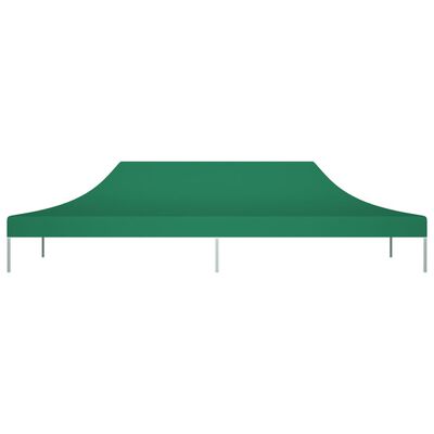 vidaXL Streha za vrtni šotor 6x3 m zelena 270 g/m²