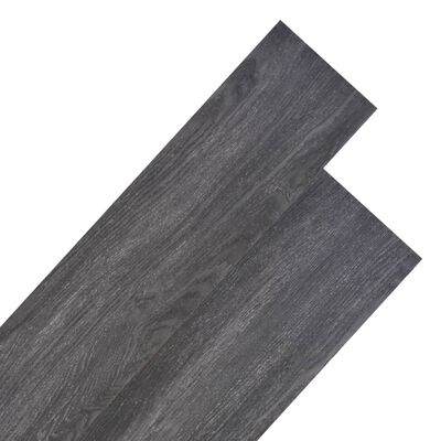 vidaXL Nesamolepilne PVC talne plošče 5,26 m² 2 mm črne in bele