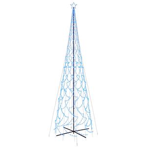 vidaXL Novoletna jelka stožec 3000 modrih LED lučk 230x800 cm