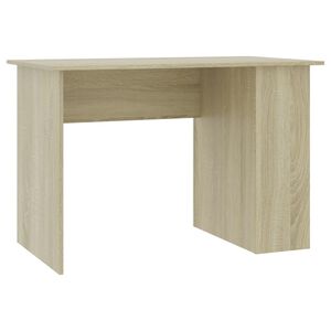vidaXL Pisalna miza sonoma hrast 110x60x73 cm iverna plo&scaron;ča