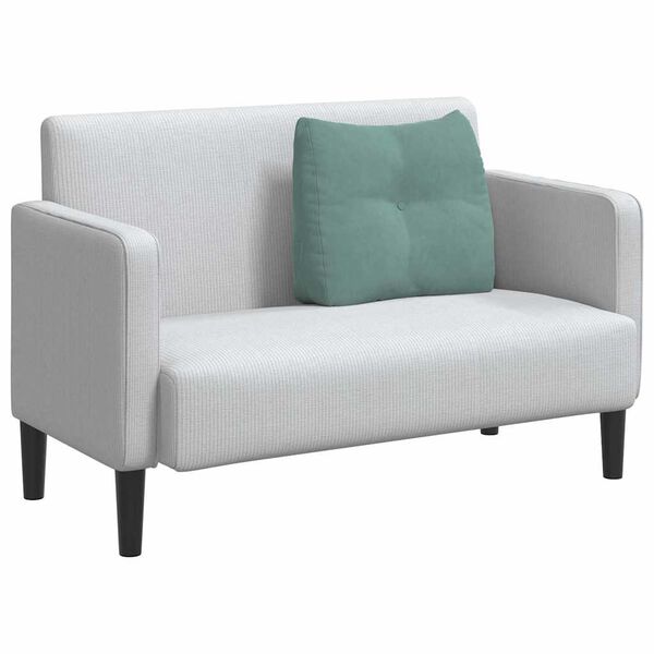 vidaXL Poglavni vzglavnik Morsko zelena 60 x 24 x 50 cm Žamet