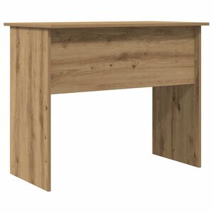 vidaXL Pisalna miza artisan hrast 90x50x74 cm inženirski les