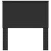 vidaXL Vzglavje Črna Orehovina 80 cm Konstruiran les