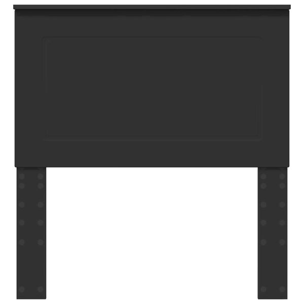 vidaXL Vzglavje Črna Orehovina 80 cm Konstruiran les