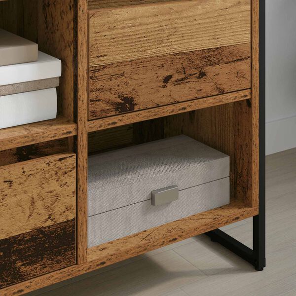 vidaXL TV omarica Star les 100 x 36 x 49,5 cm Konstruiran les