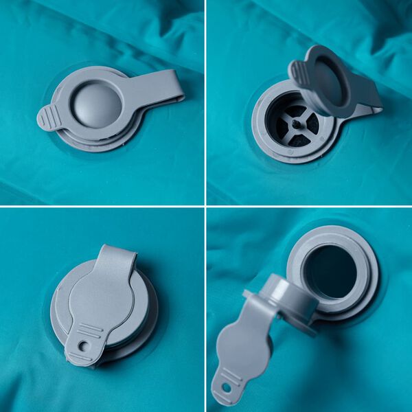 vidaXL Samonapihljivo leži&scaron;če za kampiranje 2 osebi modro