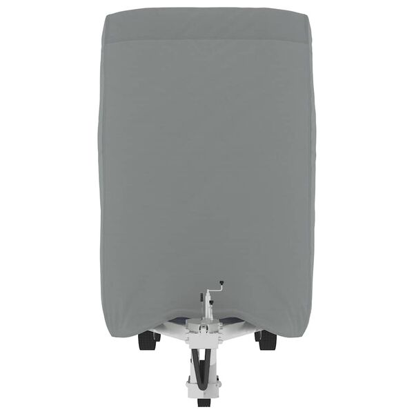 vidaXL Pokrov za prikolico za konje siva 376x168x240cm netkana tkanina