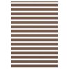 vidaXL Zebra zavesa rjava 155x200 cm &scaron;irina blaga 150,9 cm poliester