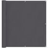 vidaXL Balkonsko platno antracitno 120x400 cm oksford blago